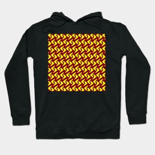 Swing On Yellow And Red Pattern Hoodie